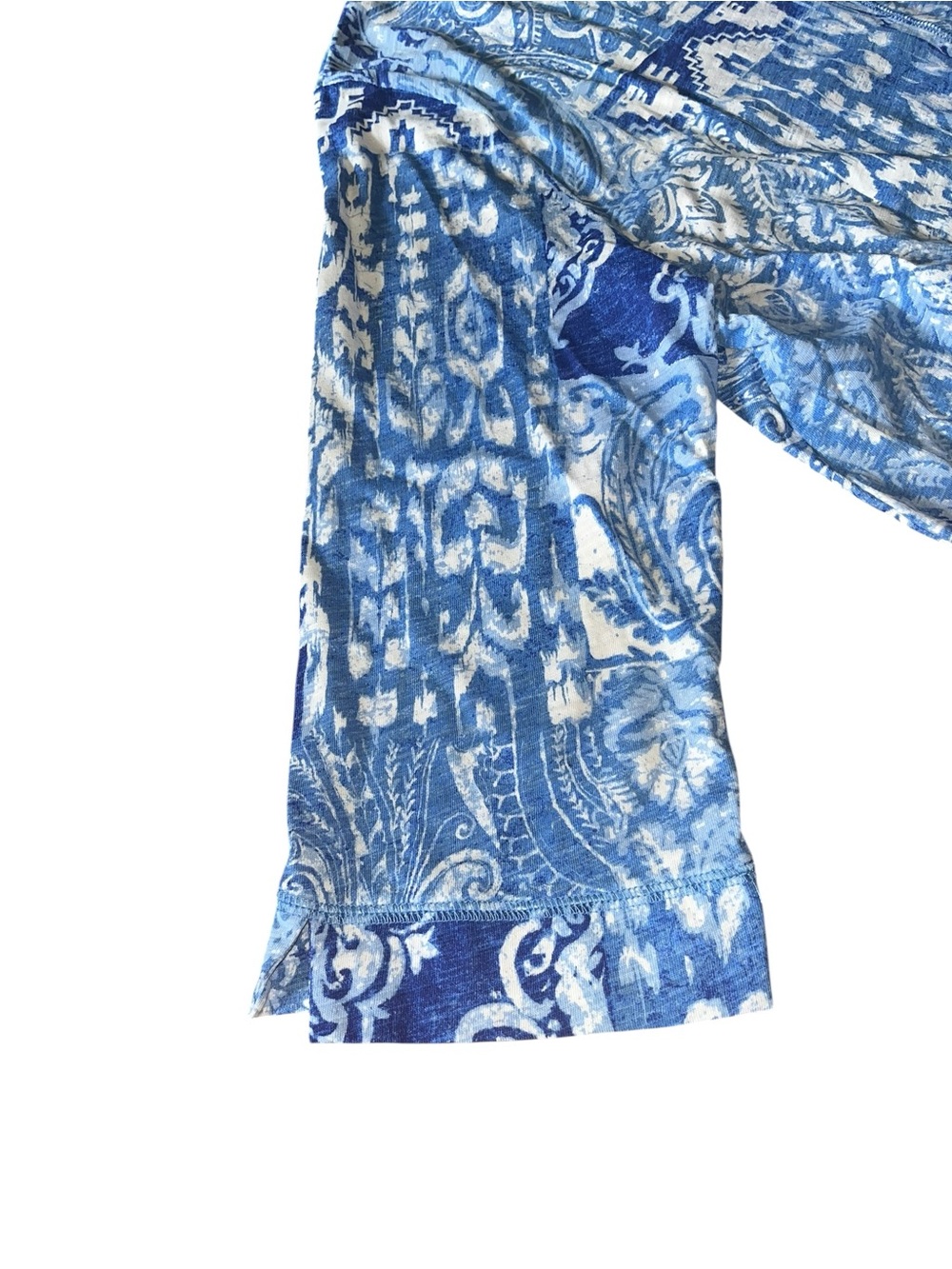 habitat Swing Top Paisley/Aztec Blue and White Pattern Size Large - Picture 7 of 9
